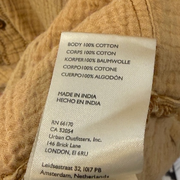 We The Free Summer Daydream Oversized Cotton Button Down Top Small NWOT - Picture 14 of 14